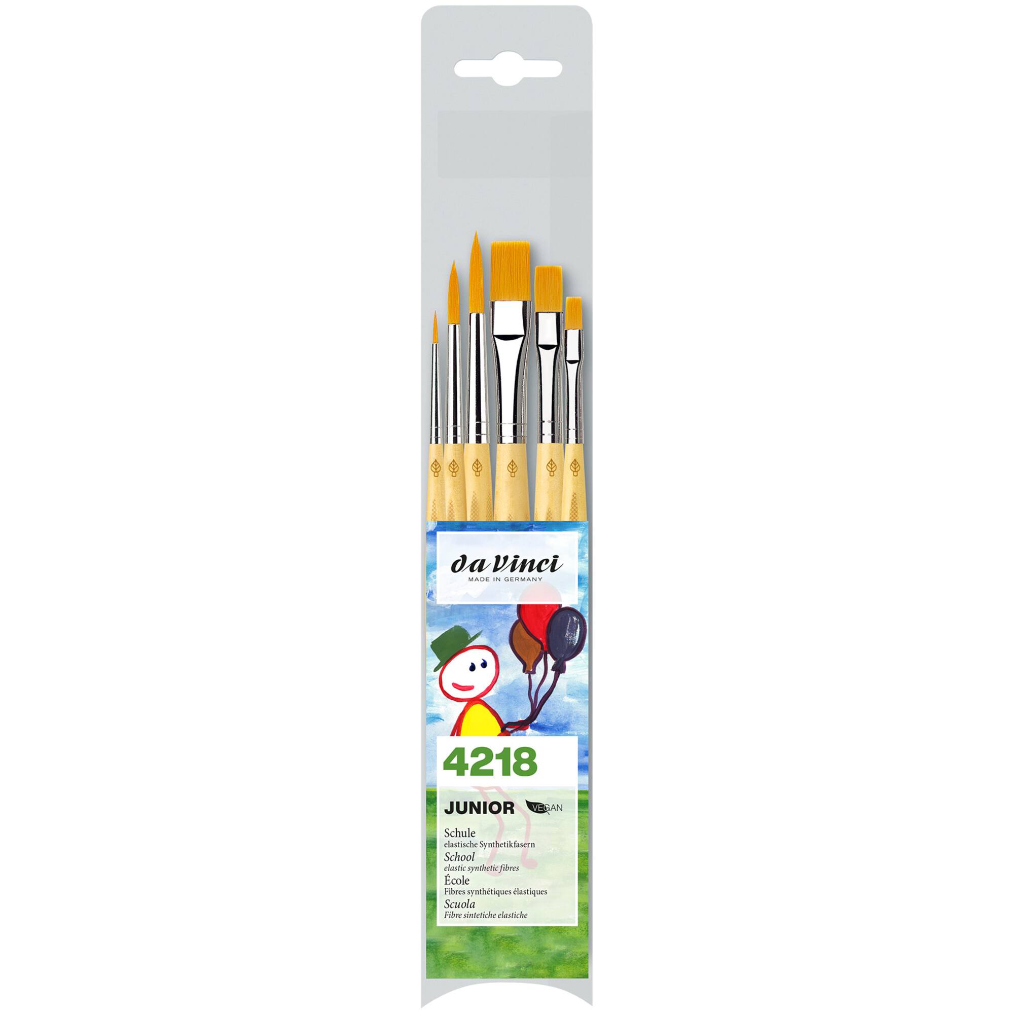 da Vinci JUNIOR Synthetics Piece Brush Set